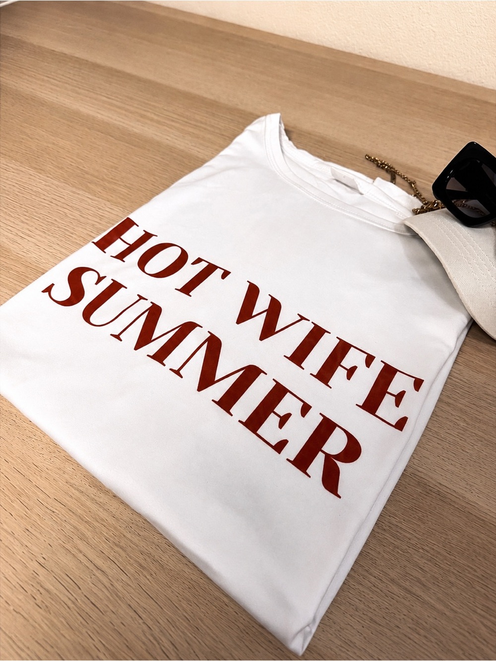 Hot Wife Summer Shirt Funny Summer Vacation Graphic Tee